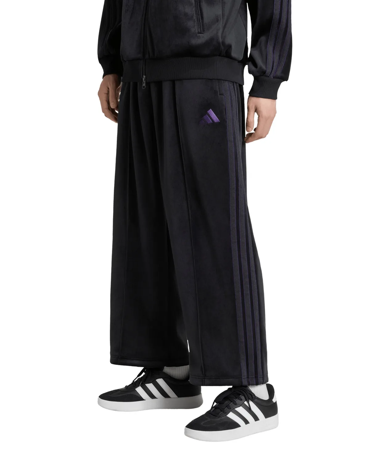 Stadium Velour Open Hem Track Pants by adidas