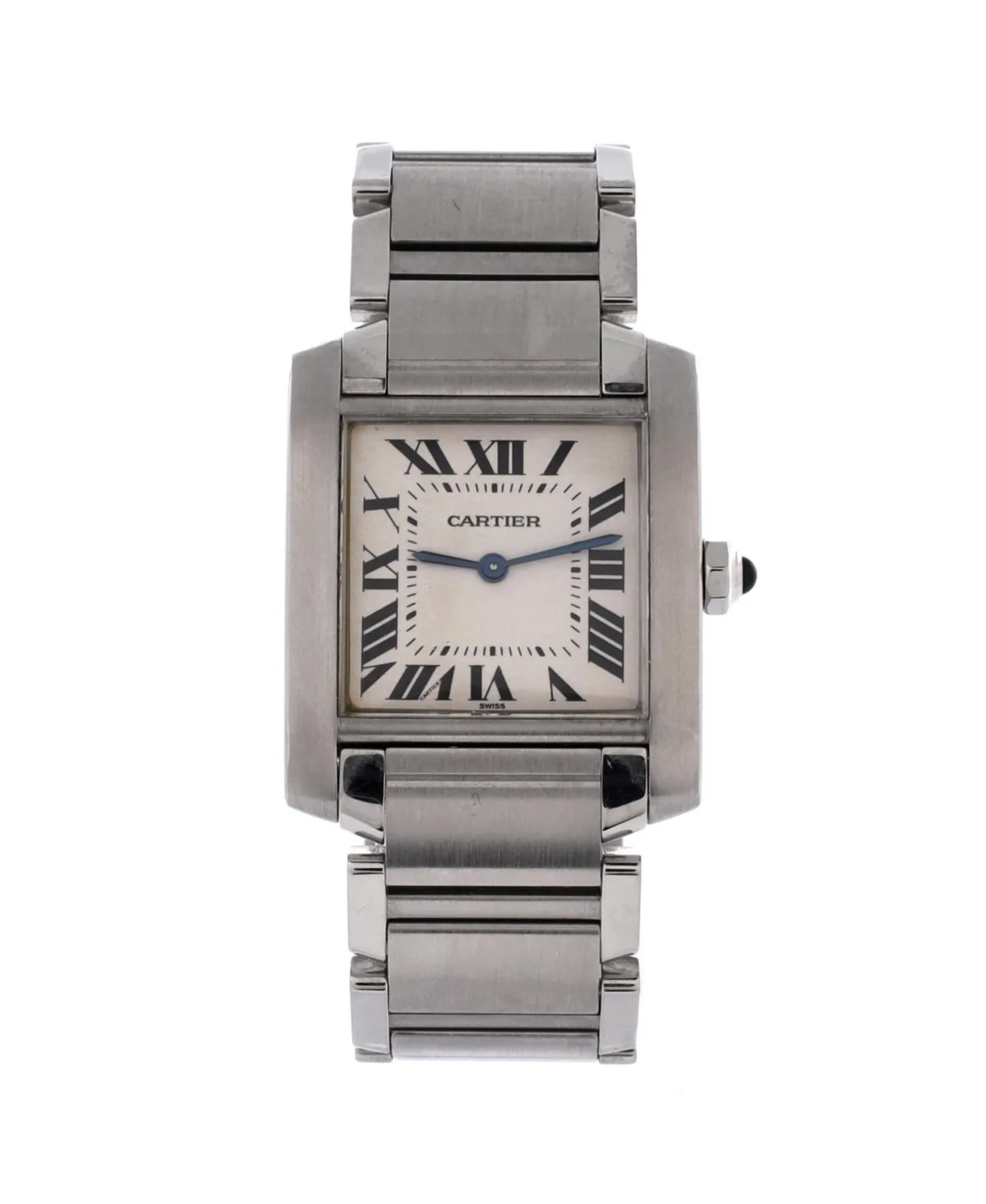 Pre-Owned Cartier Tank Francaise Quartz Watch in Stainless Steel 25mm by Cartier's