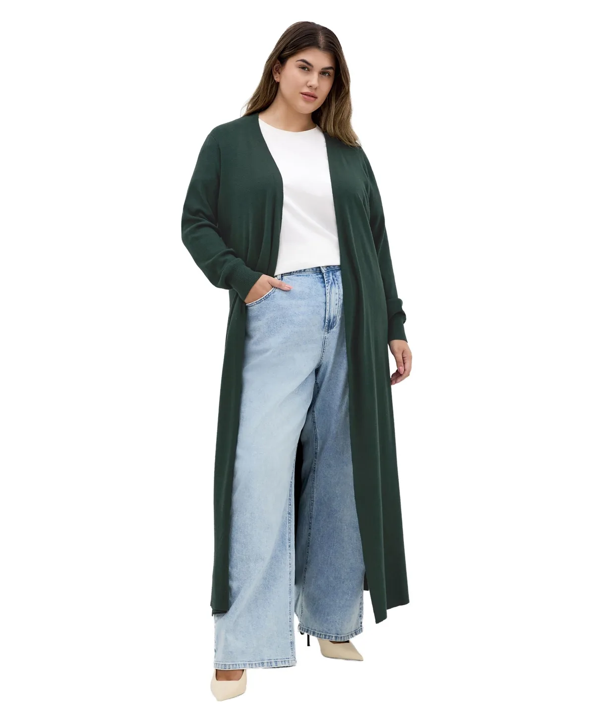 Goldie Longline Pull-On Cardigan