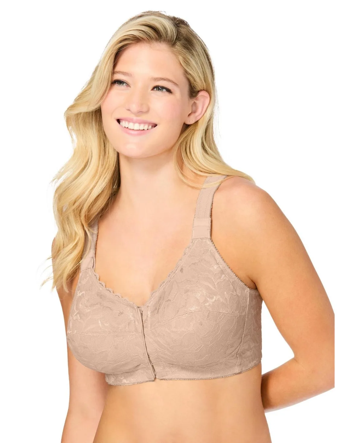 Front-Close Wireless Posture Bra by Comfort Choice