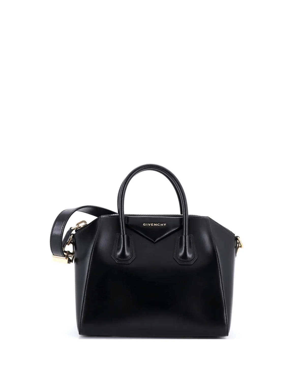 Pre-Owned Givenchy Small Antigona Bag Glazed Leather by GIVENCHY