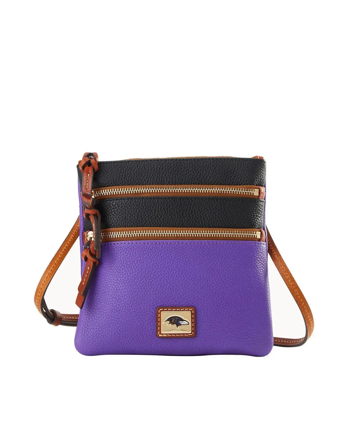 Baltimore Ravens Halftime Triple-Zip Crossbody Bag by Dooney & Bourke