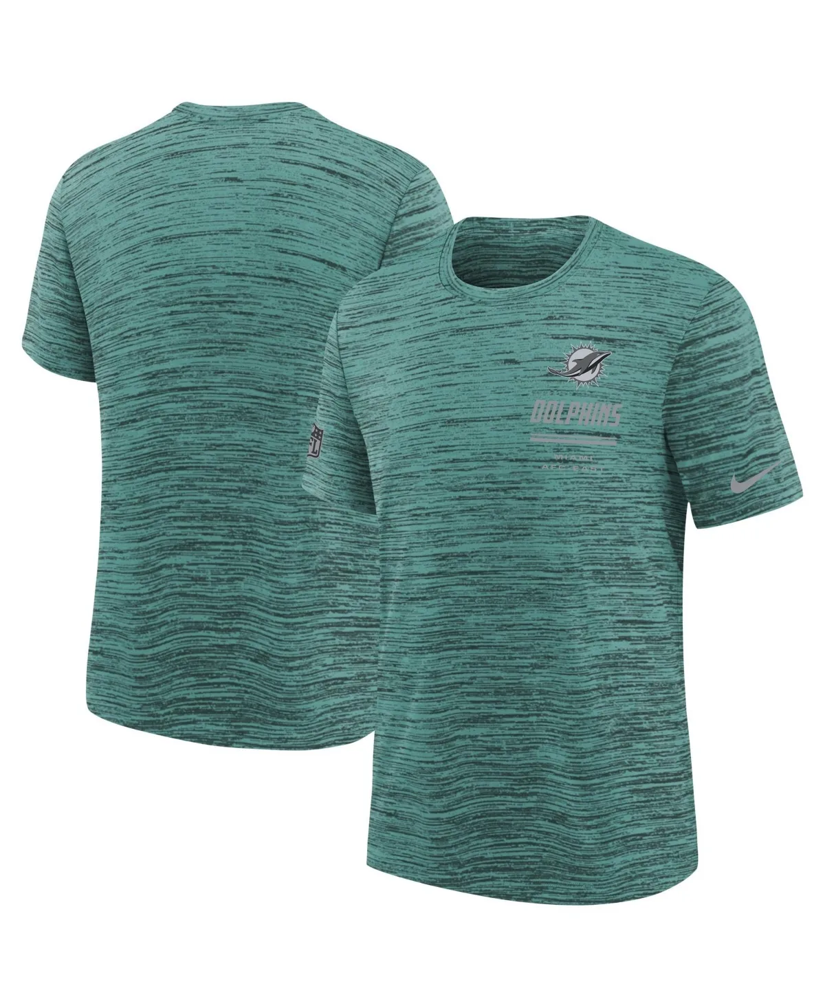 Miami Dolphins Velocity Dri-Fit Crewneck Graphic Tee by Nike