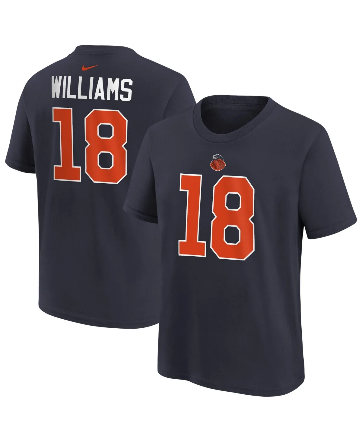 Caleb Williams Chicago Bears 2026 Rivalries Collection Name & Number T-Shirt by Nike