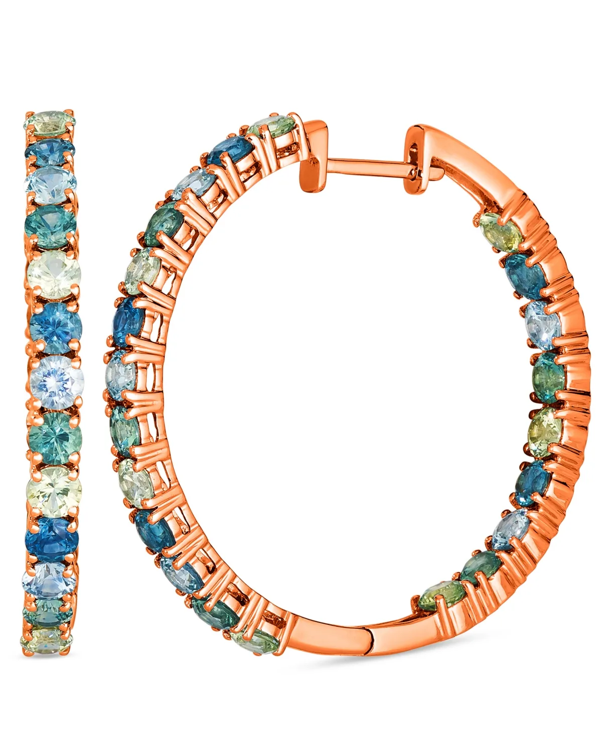Montana Sapphire Earrings (5.28 ct. t.w.) in 14k Honey Gold by Le Vian