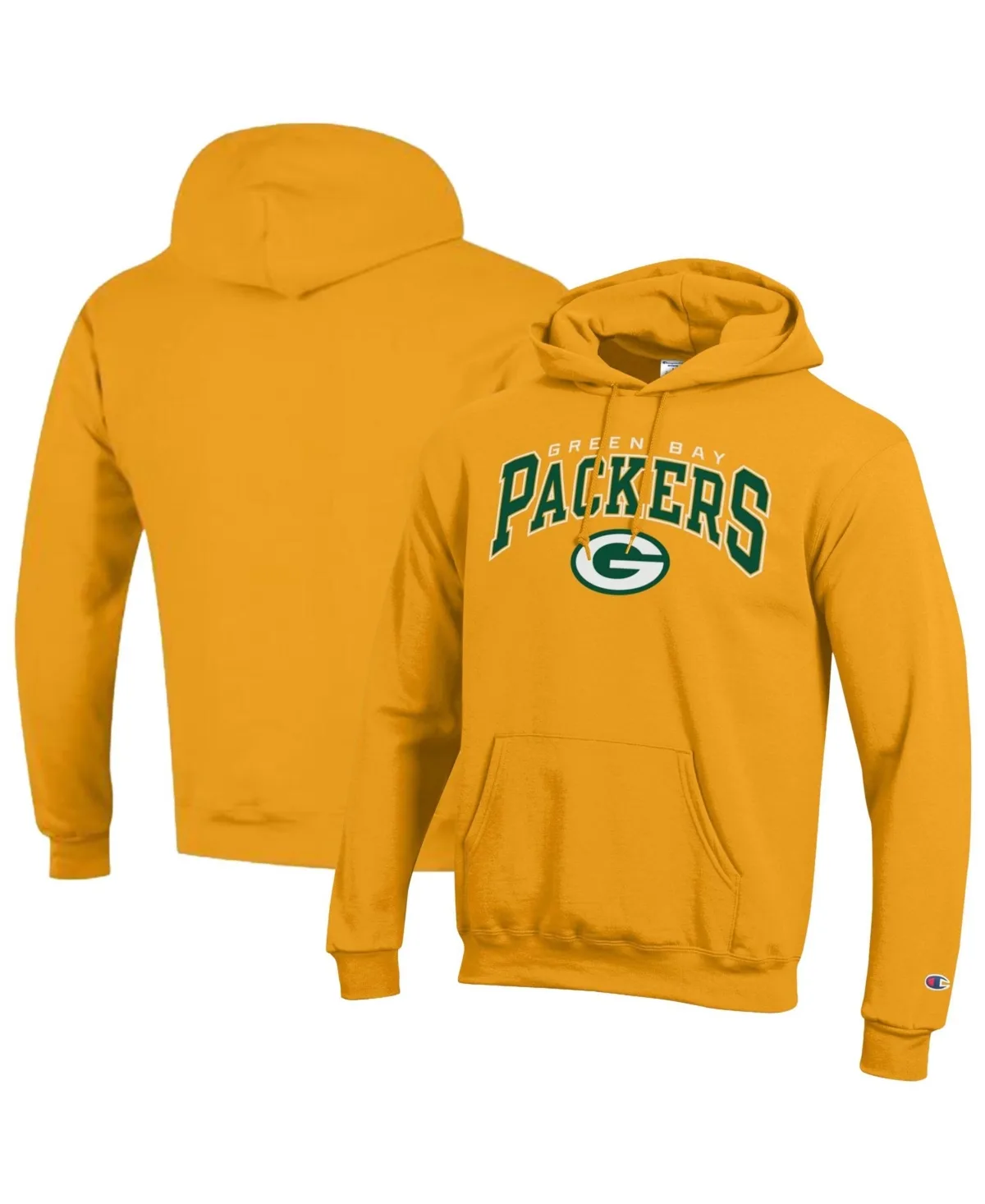 Powerblend Green Bay Packers Midweight Fleece-Lined Hoodie by Champion