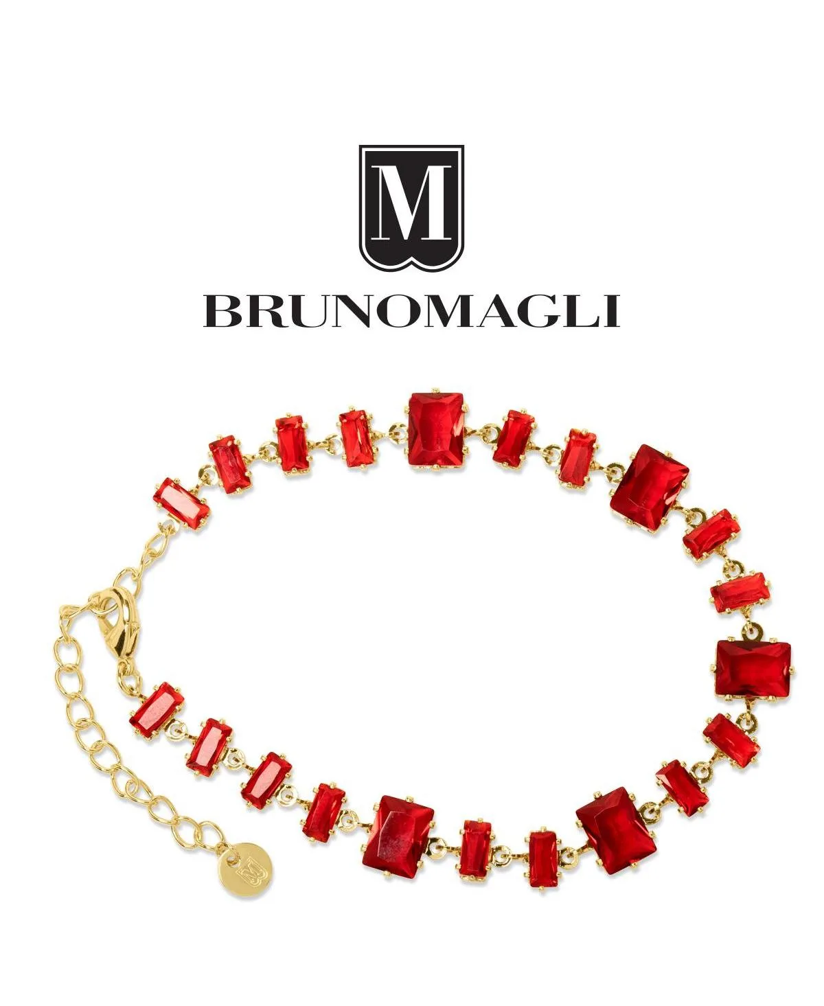Adjustable Crystal Pasqualina Bracelet by Bruno Magli