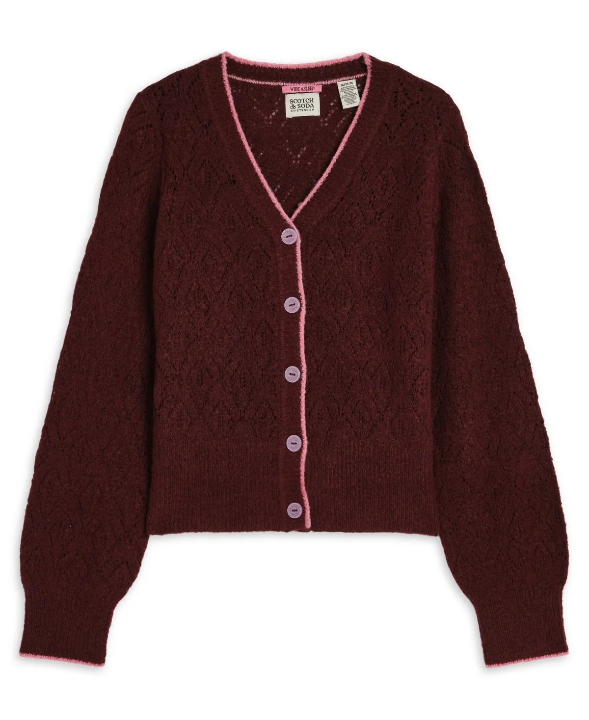 Cotton Button Long-Sleeve Cardigan by Scotch & Soda