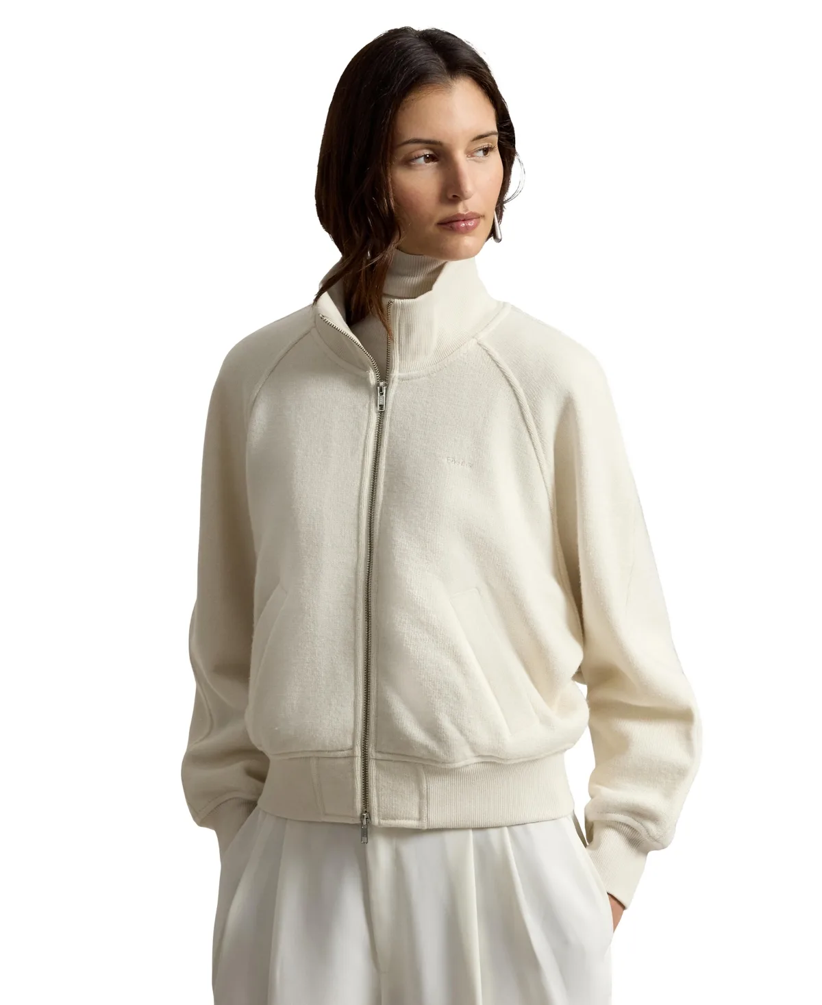 Lofty-Knit Wool-Blend Bomber Jacket by Polo Ralph Lauren