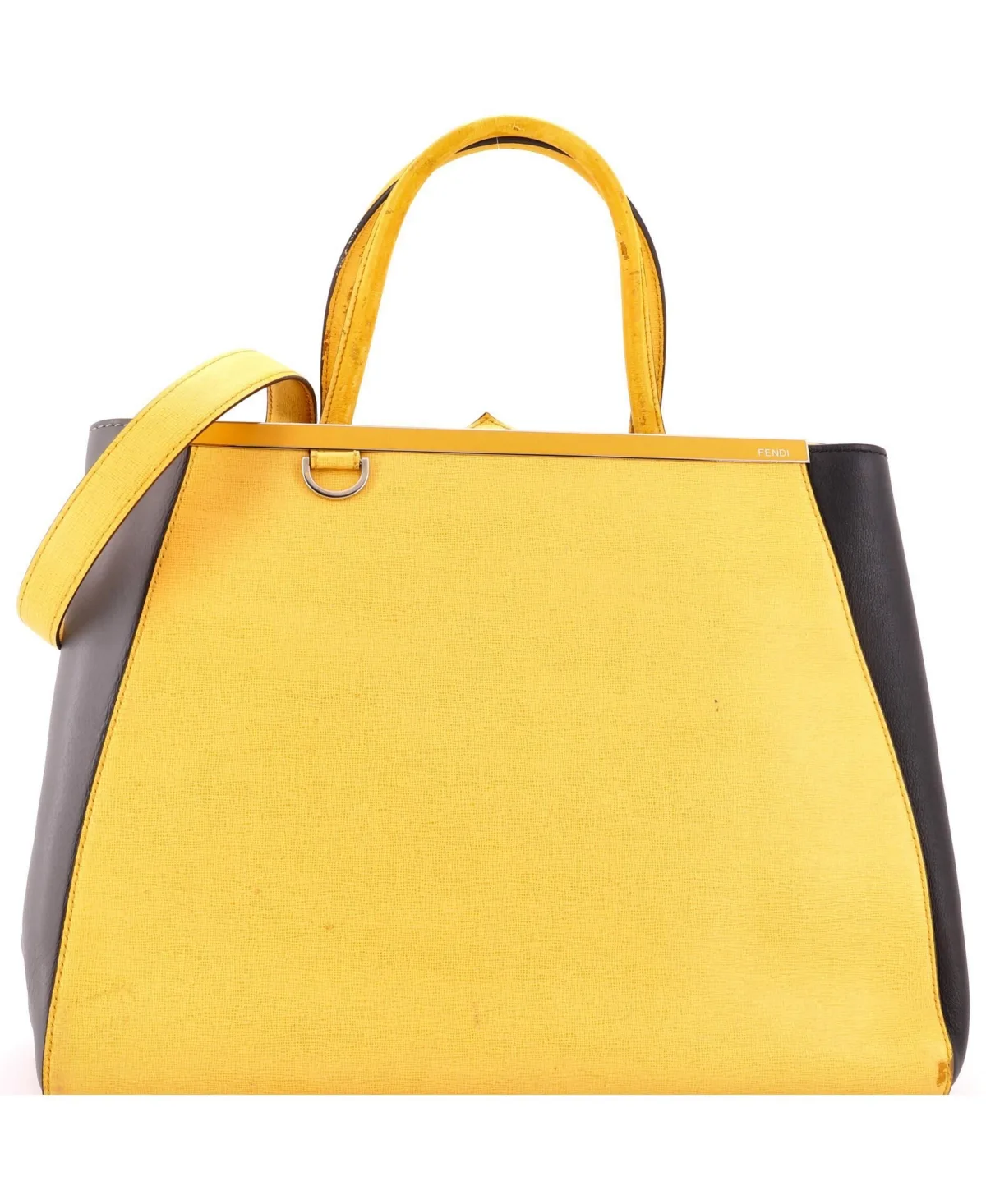 Pre-Owned Medium 2Jours Bag Leather by FENDI