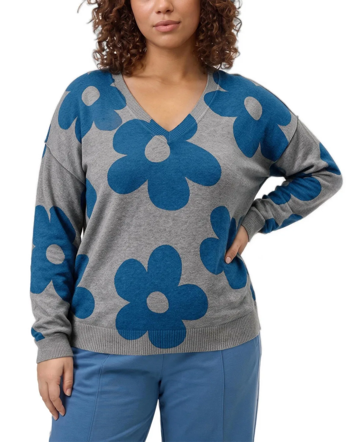 V-Neck Pullover Sweater by Torrid