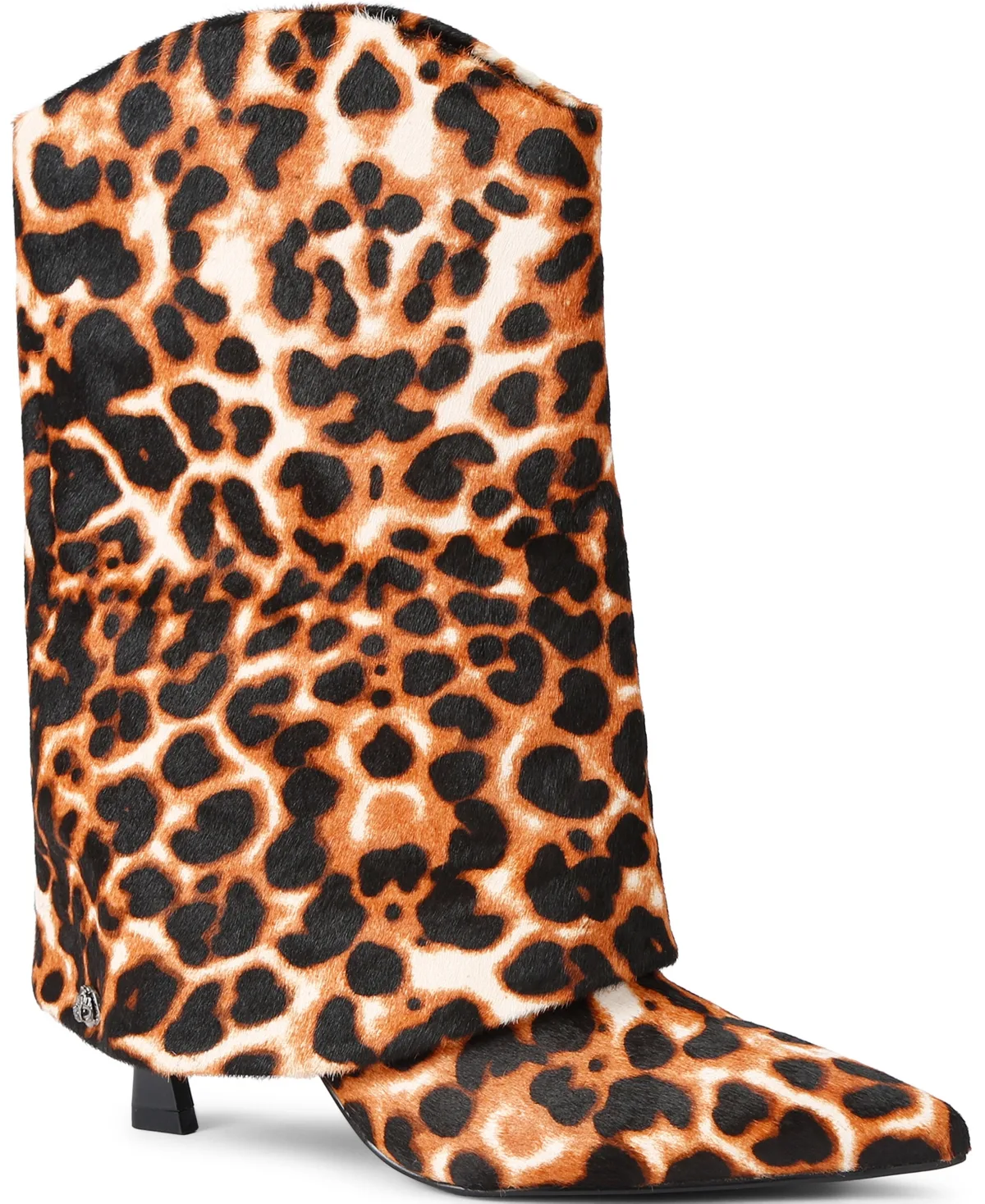 Annabel Kitten Heel Pointed Toe Gaiter Boots by Kurt Geiger