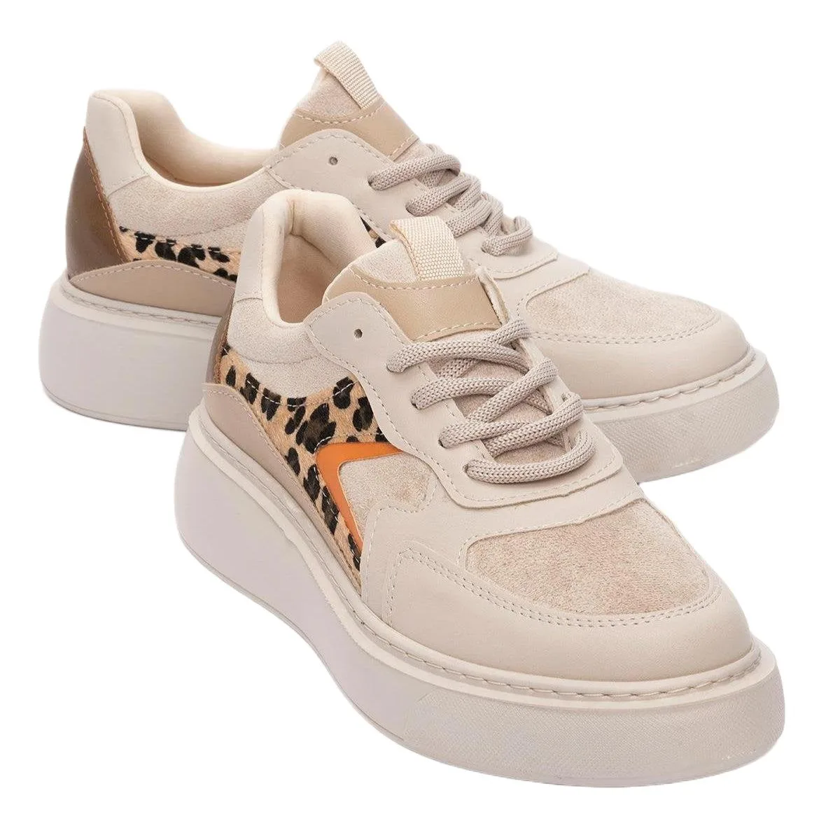 Ida Platform Fashion Sneakers by Prologue Shoes