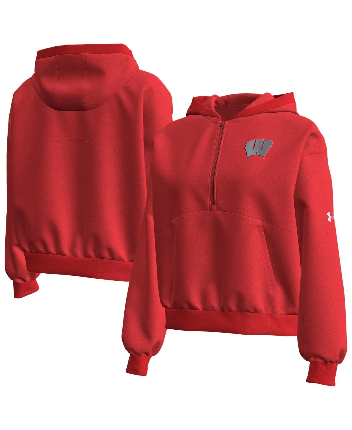 Wisconsin Badgers 2026 Lambeau Field Collection Half-Zip Hoodie by Under Armour