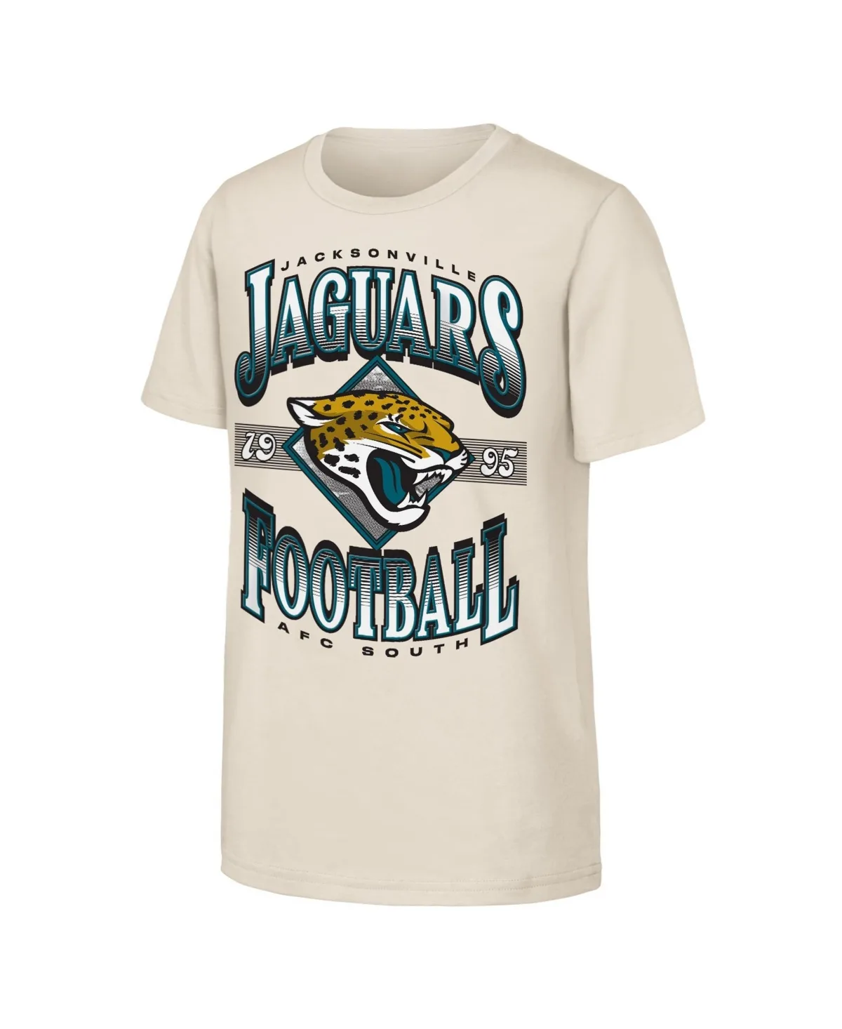 Jacksonville Jaguars Nfl of Days Past Screen Print T-Shirt by Outerstuff