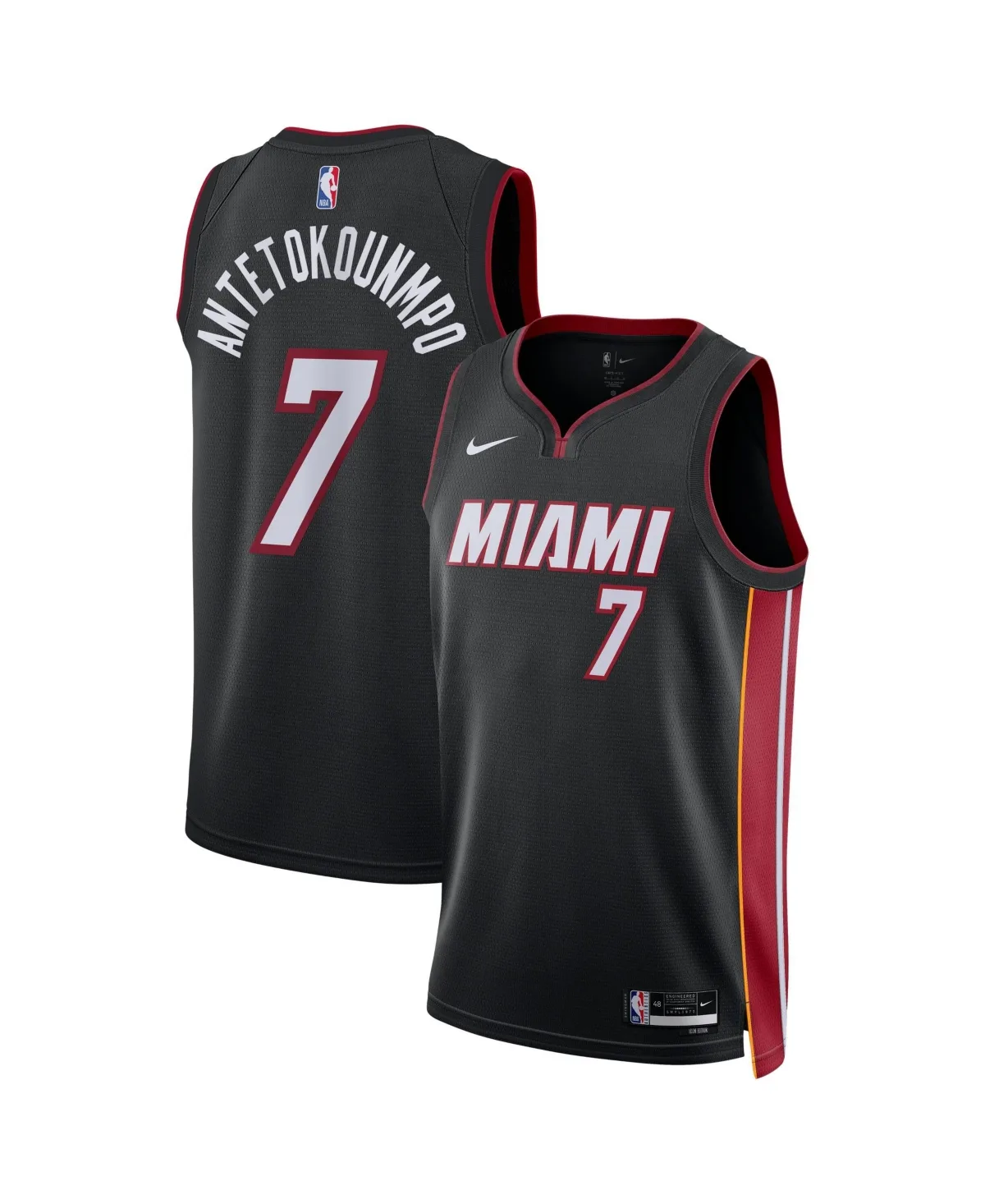 Giannis Antetokounmpo Miami Heat Swingman Icon Edition Jersey by Nike