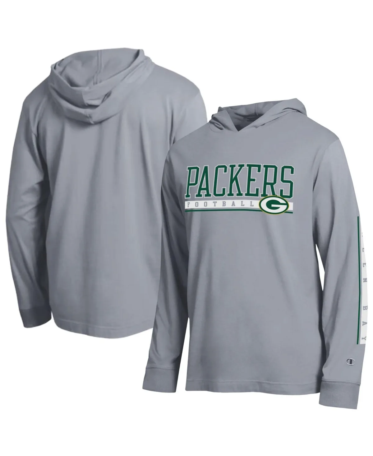 Green Bay Packers All Star Hooded Long-Sleeve T-Shirt by Champion