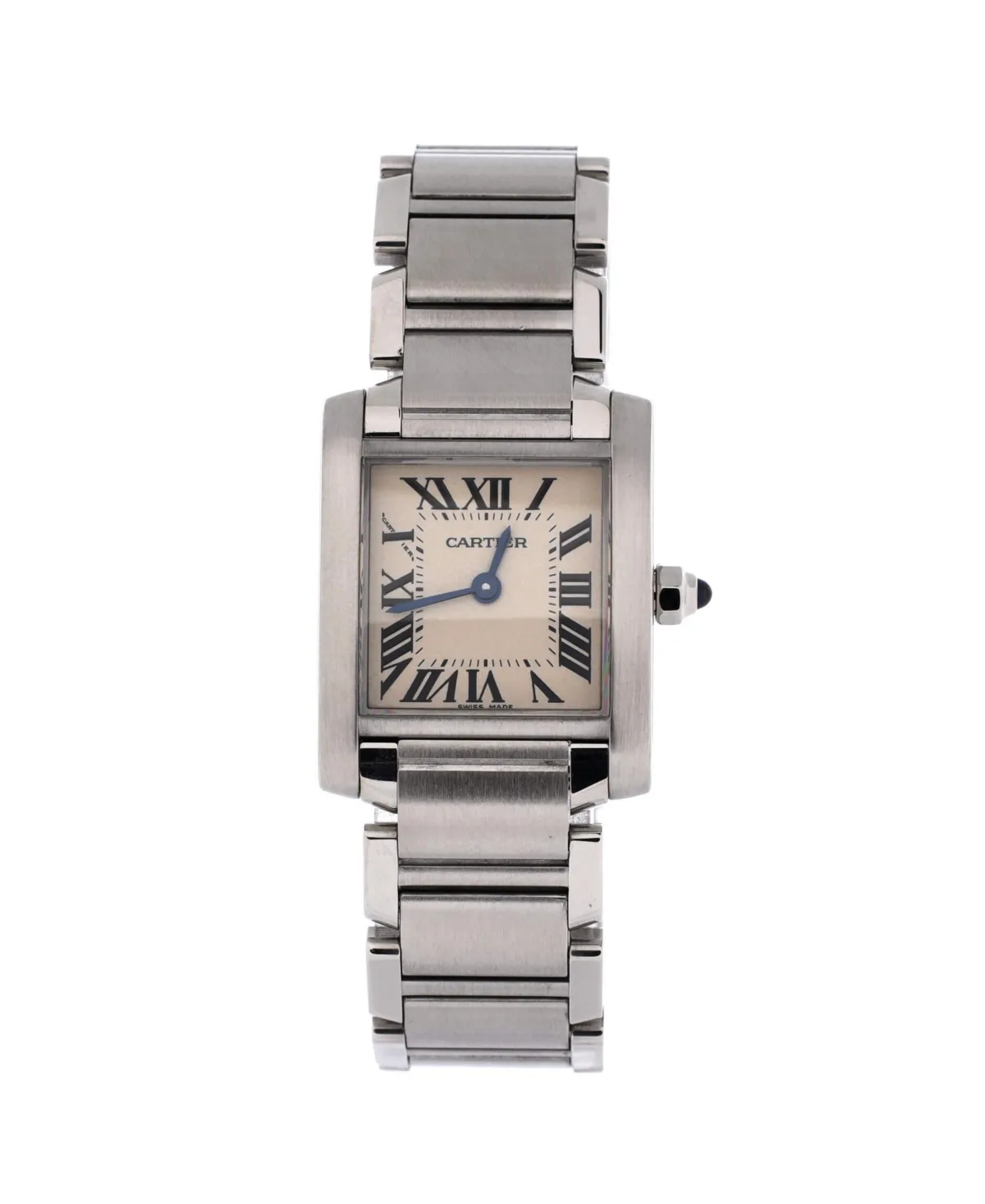 Pre-Owned Cartier Quartz Tank Francaise Stainless Steel Watch, 20mm by Cartier's