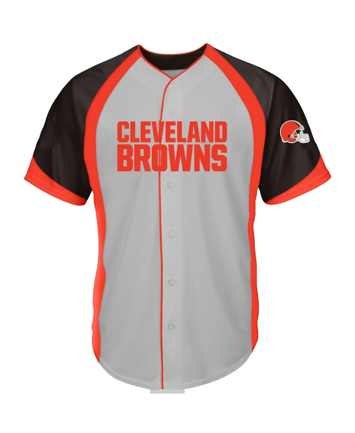 Cleveland Browns Raglan V-Neck T-Shirt by Fanatics