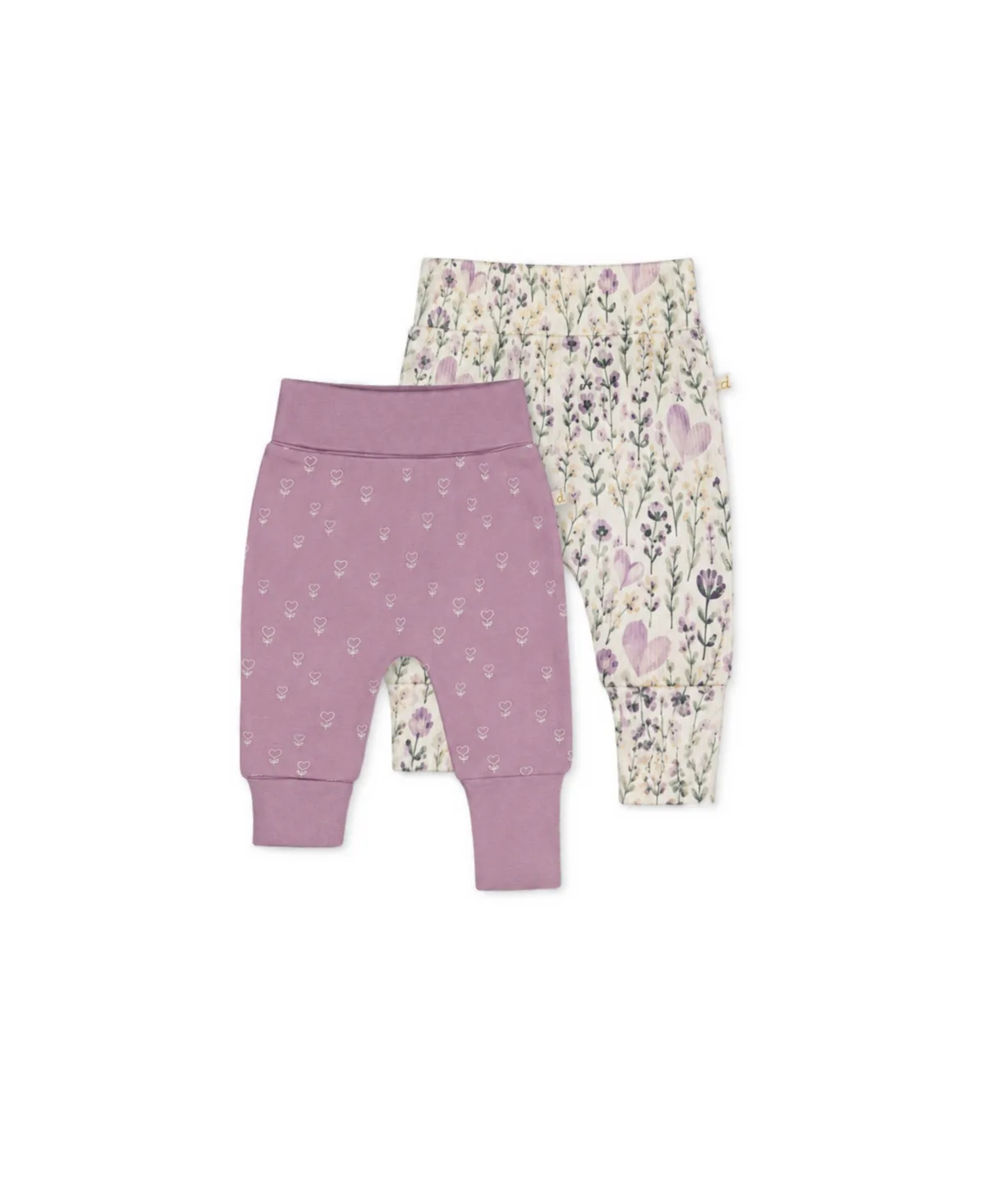Evolutive Pull-On Cotton Pants, 2-Pack by Deux Par Deux