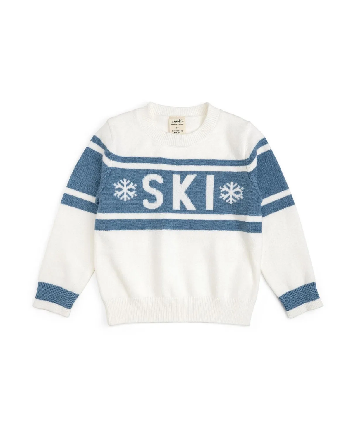 Ski Intarsia Sweater by Sweet Wink
