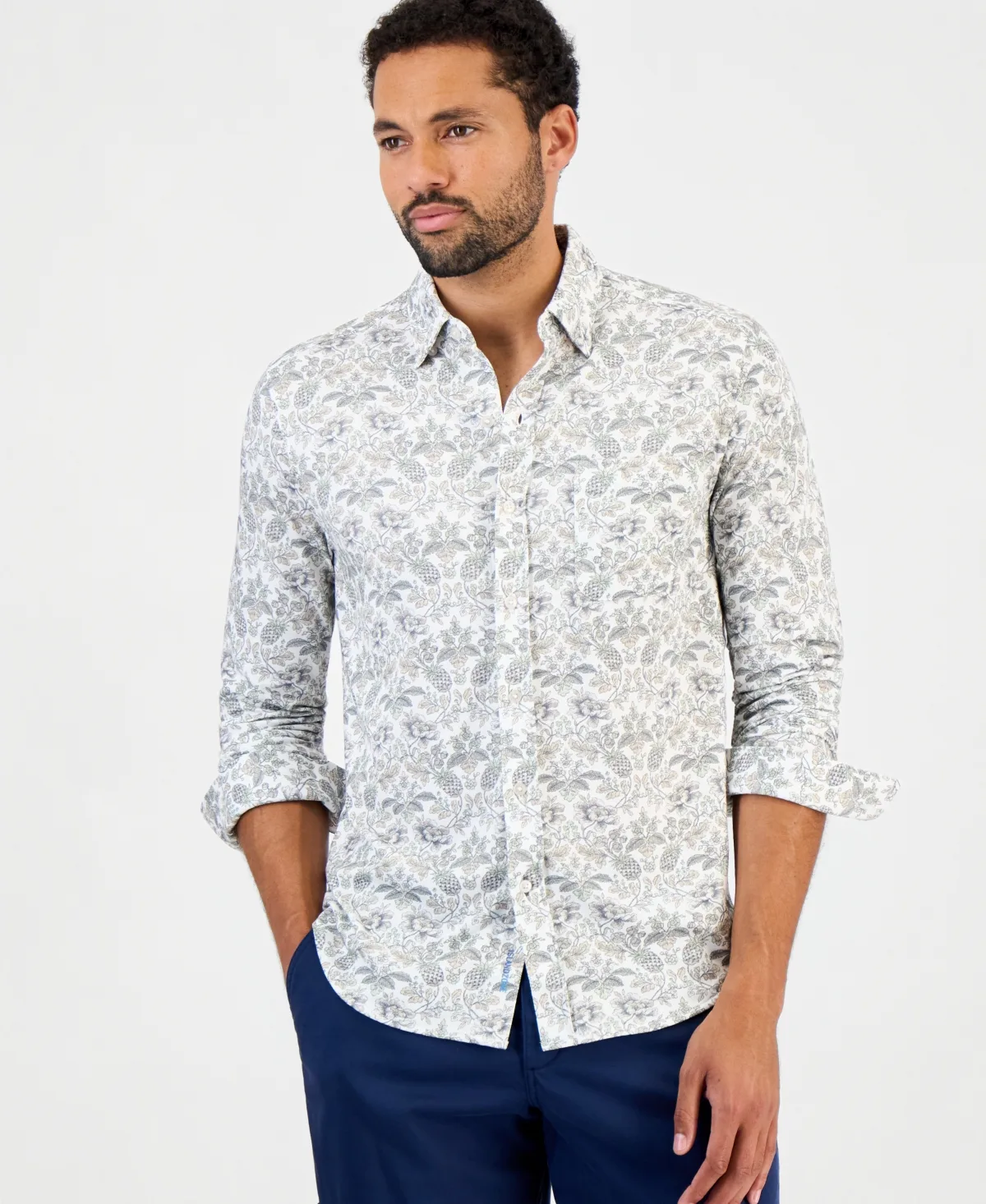 San Lucio Pina Long-Sleeve Classic-Fit Resort Button-Up Shirt by Tommy Bahama