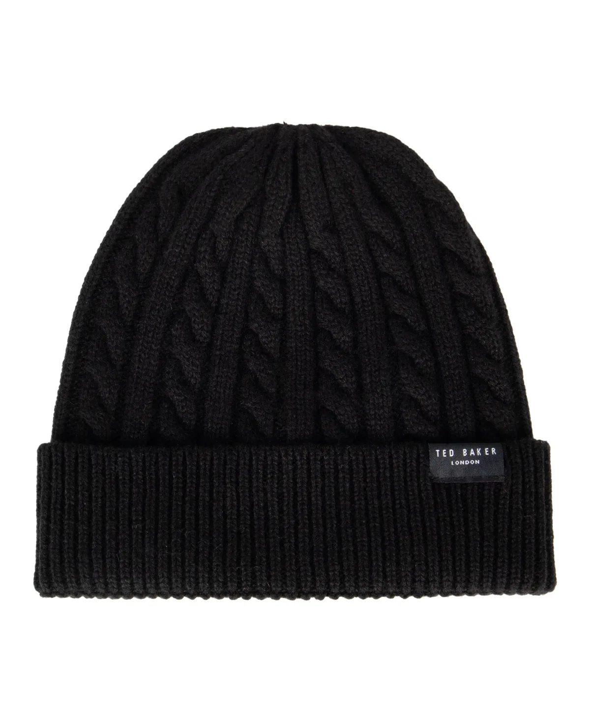 Cable-Knit Wool/Cashmere-Blend Beanie by Ted Baker