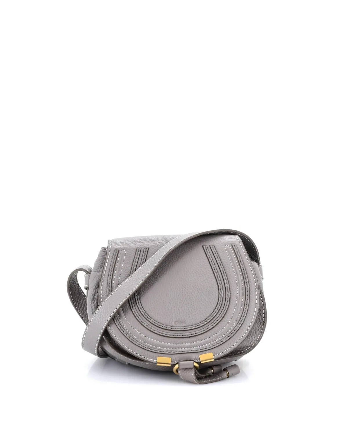 Pre-Owned Chloe Mini Marcie Crossbody Bag Leather
