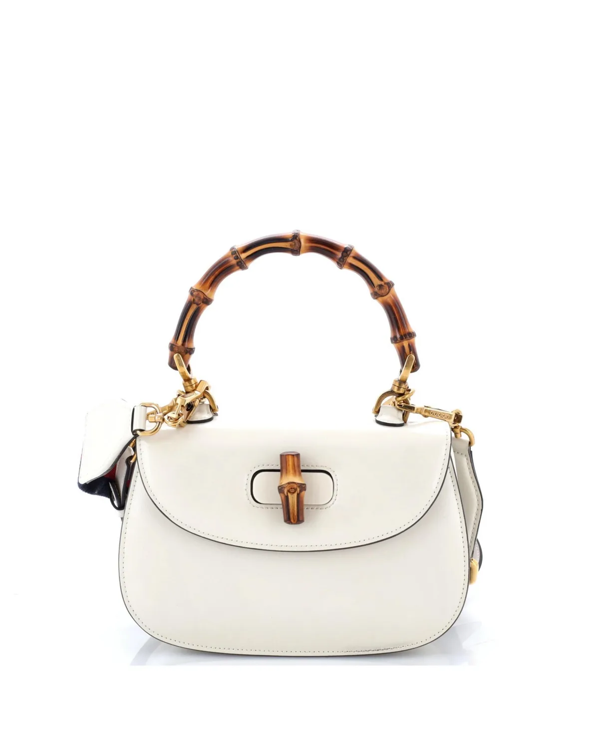 Pre-Owned Gucci Small Bamboo 1947 Top Handle Bag Leather by Gucci