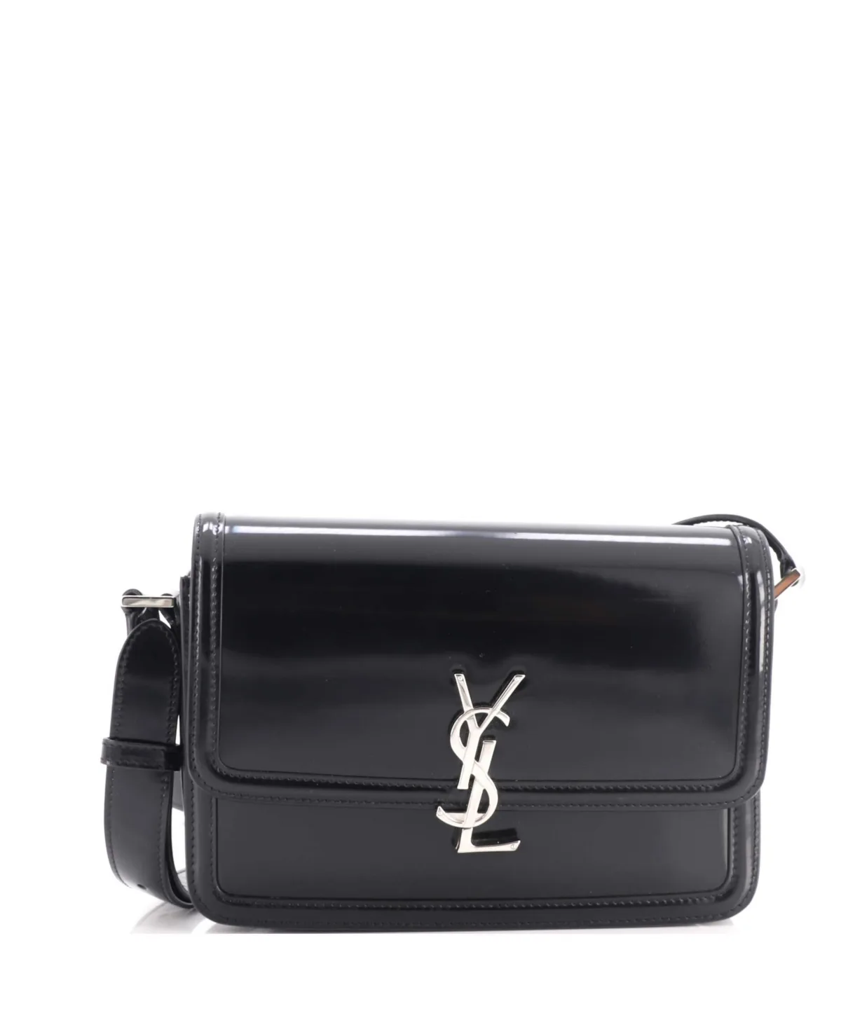 Pre-Owned Saint Laurent Medium Solferino Bag Patent by Saint Laurent