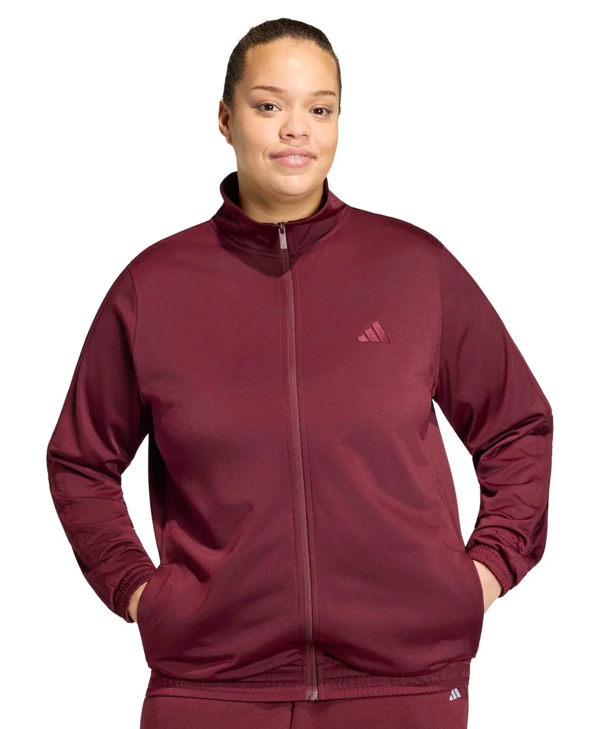 Essentials Tricot Three Stripes Track Jacket by adidas