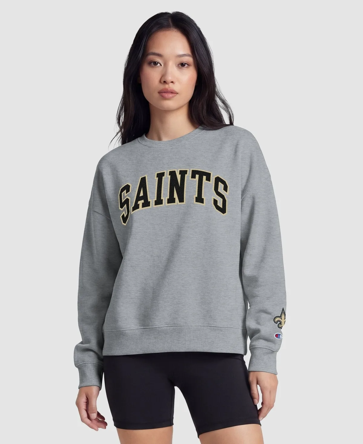 New Orleans Saints Graphic Fleece-Lined Sweatshirt