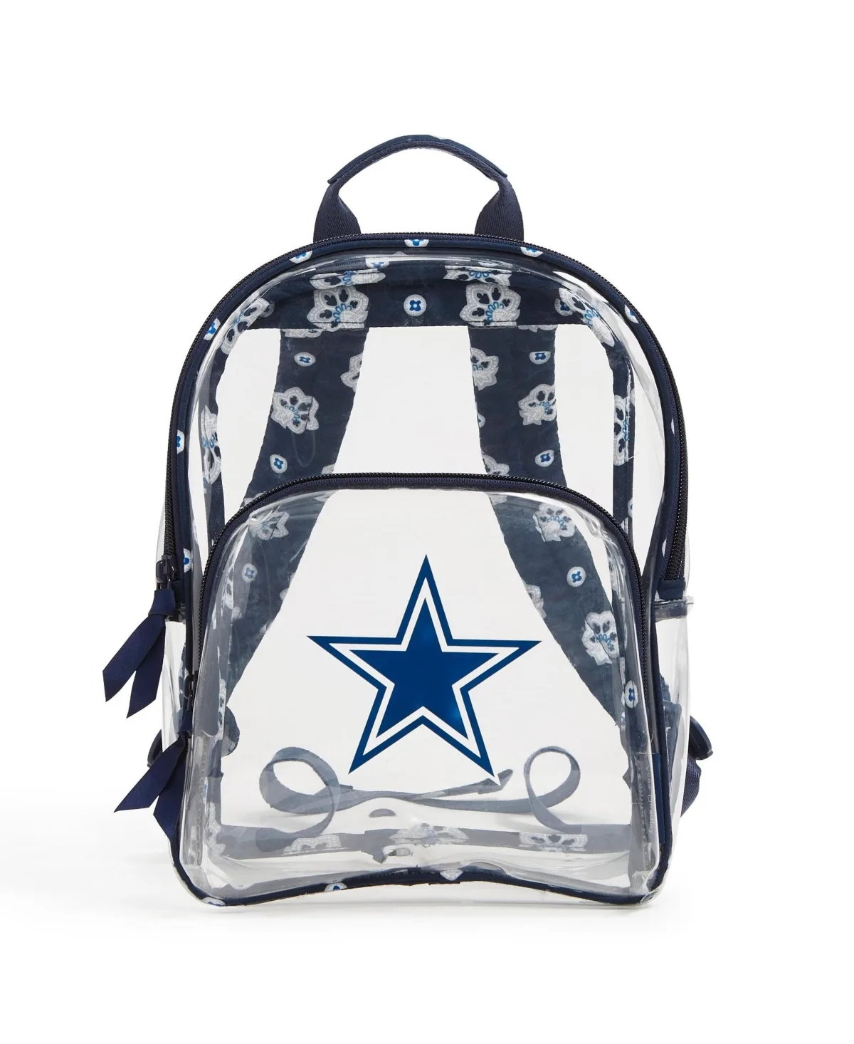 Dallas Cowboys Clear Adjustable Backpack by Vera Bradley