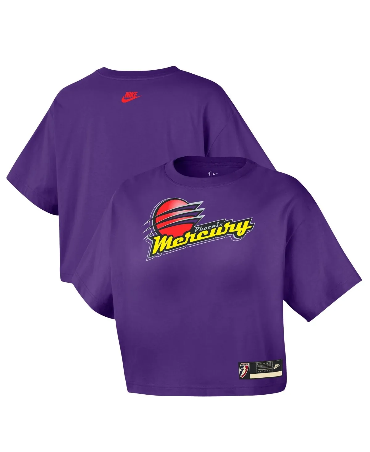Phoenix Mercury Throwback Cropped Court Origins T-Shirt