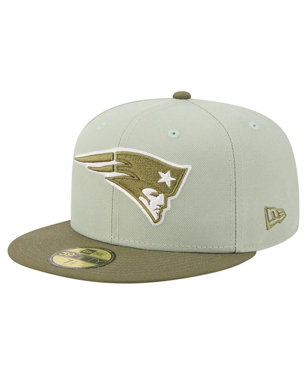 New England Patriots 59FIFTY Fitted Flat Bill Hat by New Era