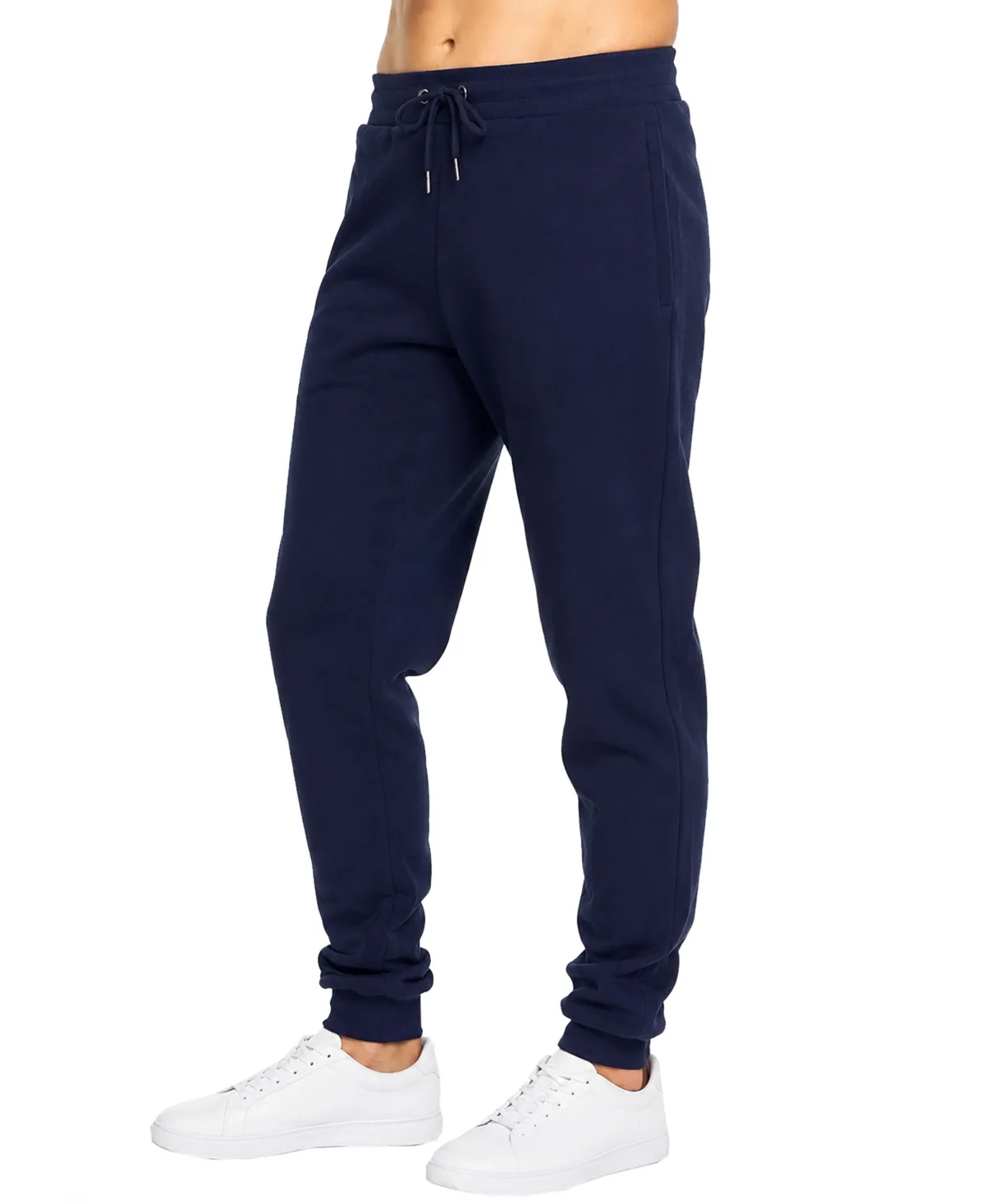 Heavyweight Fleece Modern-Fit Zipper-Pockets Jogger Sweatpants