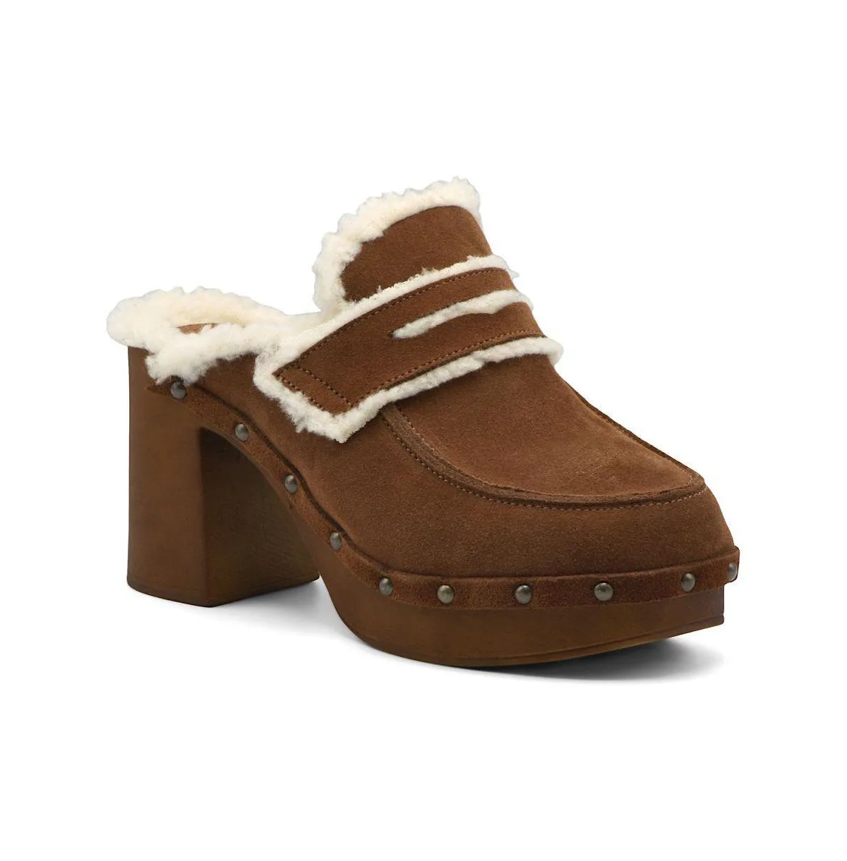 Livid Clog Mule Faux Fur Lining Euro Sizing