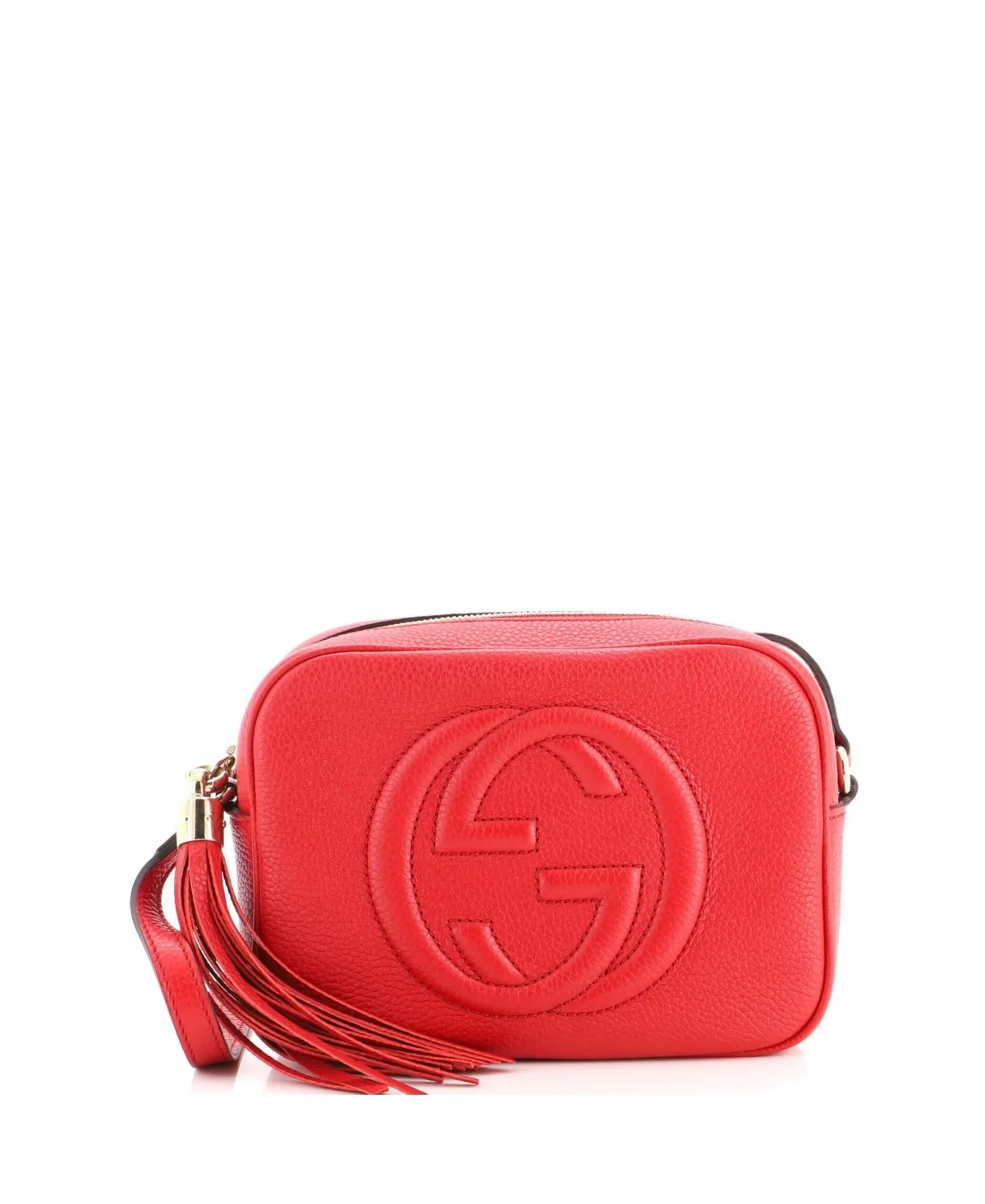 Pre-Owned Gucci Small Soho Disco Crossbody Bag Leather by Gucci