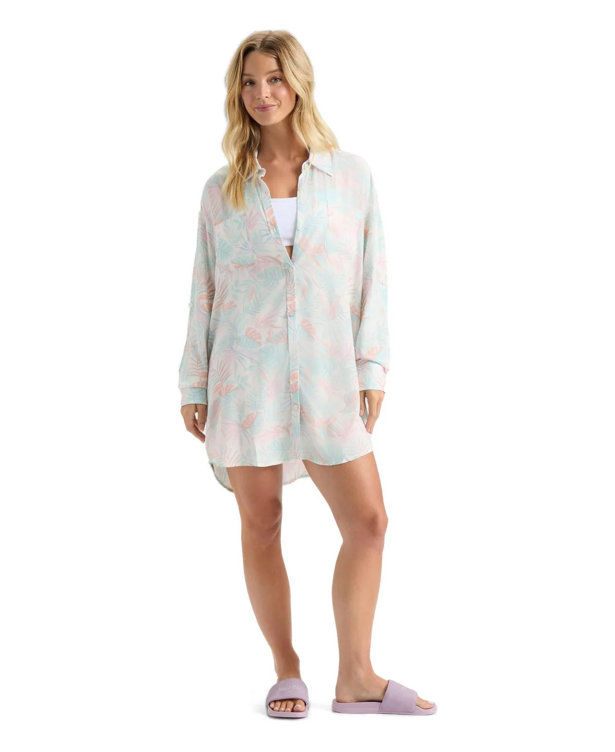 Lush Canopy Long Line Shirt by Salt Life
