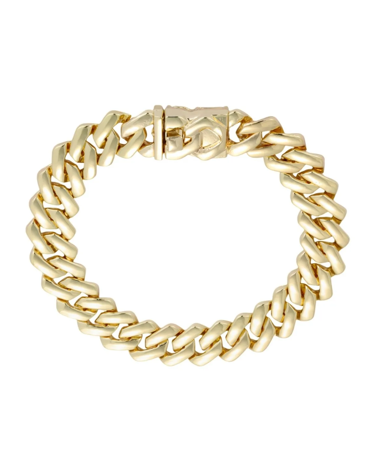Gold-Plated Nickel-Free Cuban Curb Bracelet