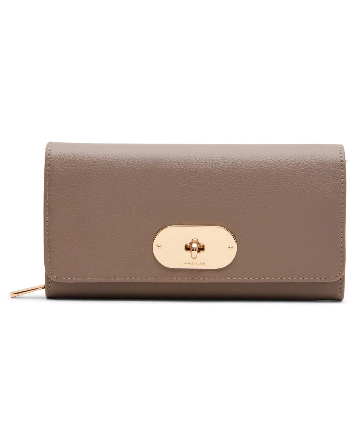 Oval Turn-Lock Chain Wallet by Anne Klein