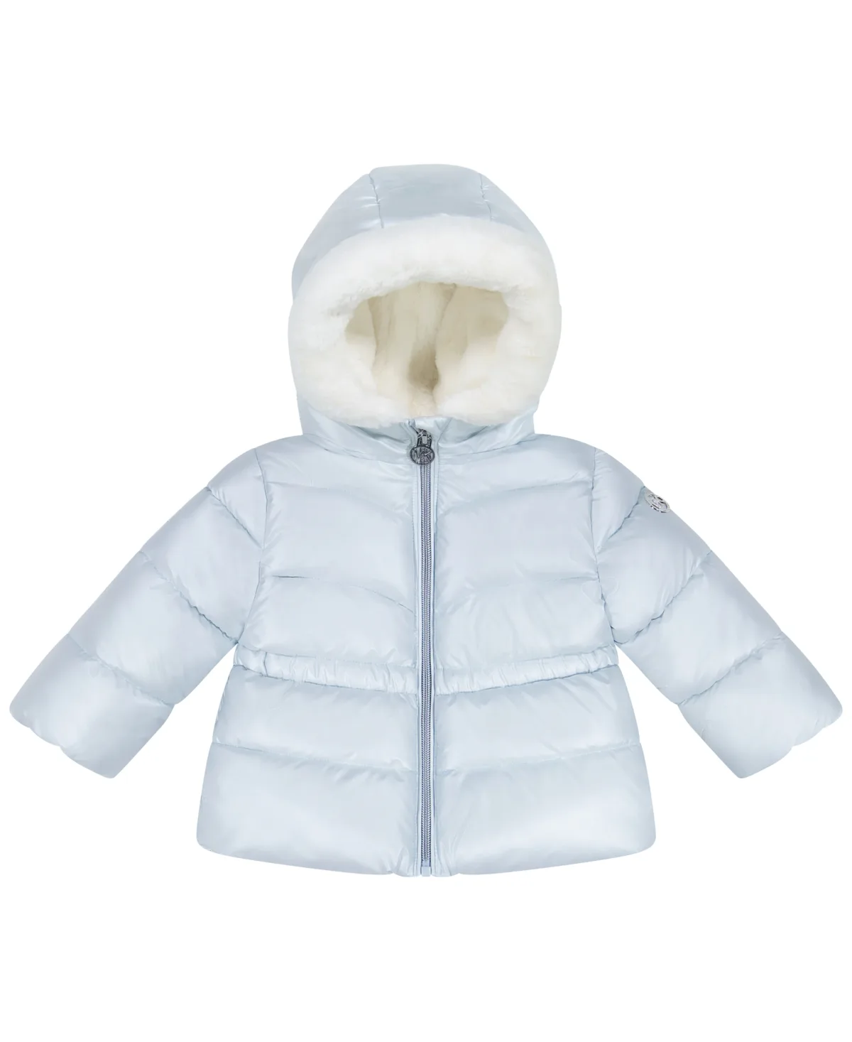 Long-Sleeve Peplum Puffer Jacket by MICHAEL Michael Kors