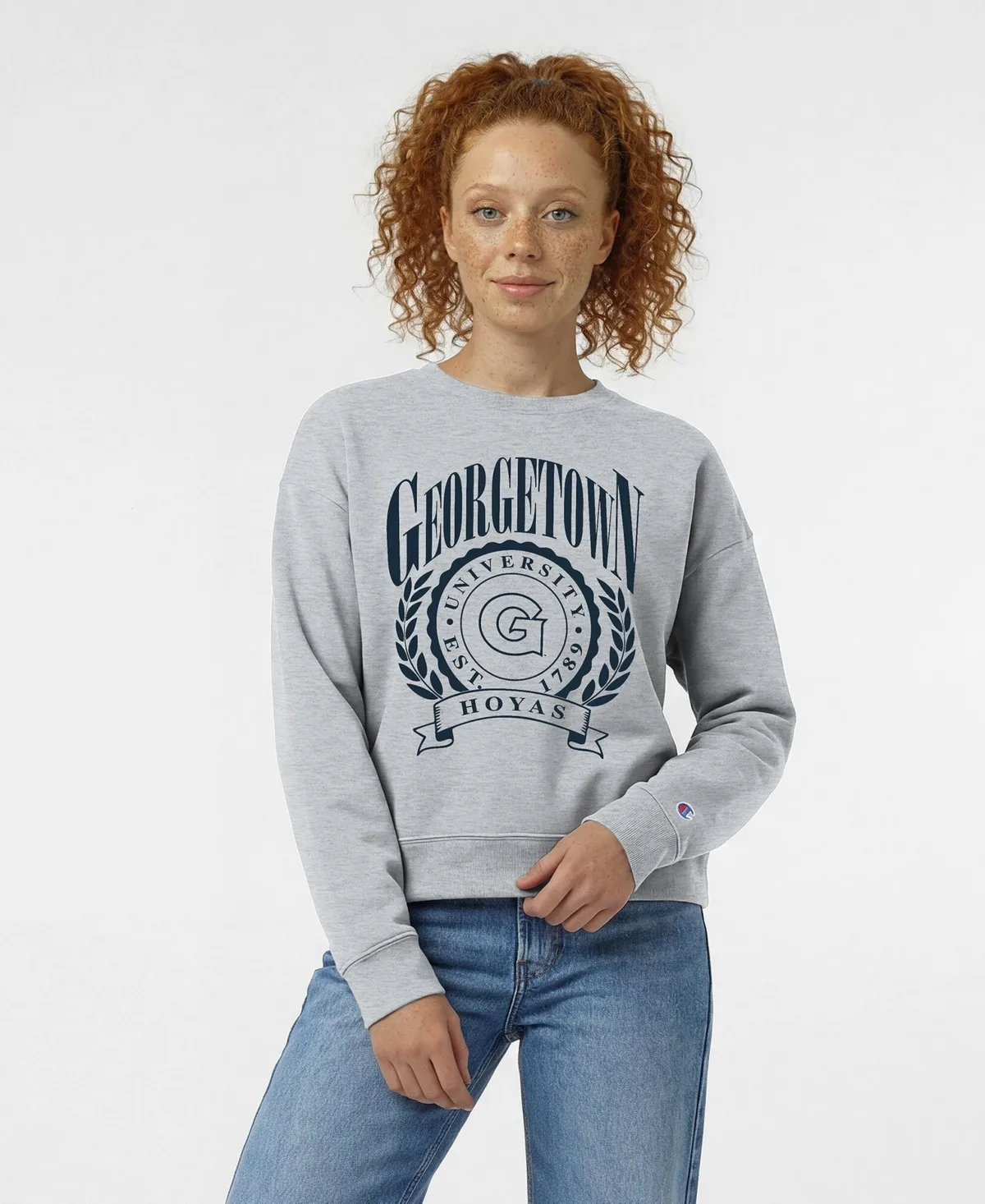 Crewneck Graphic Relaxed-Fit Sweatshirt by Champion