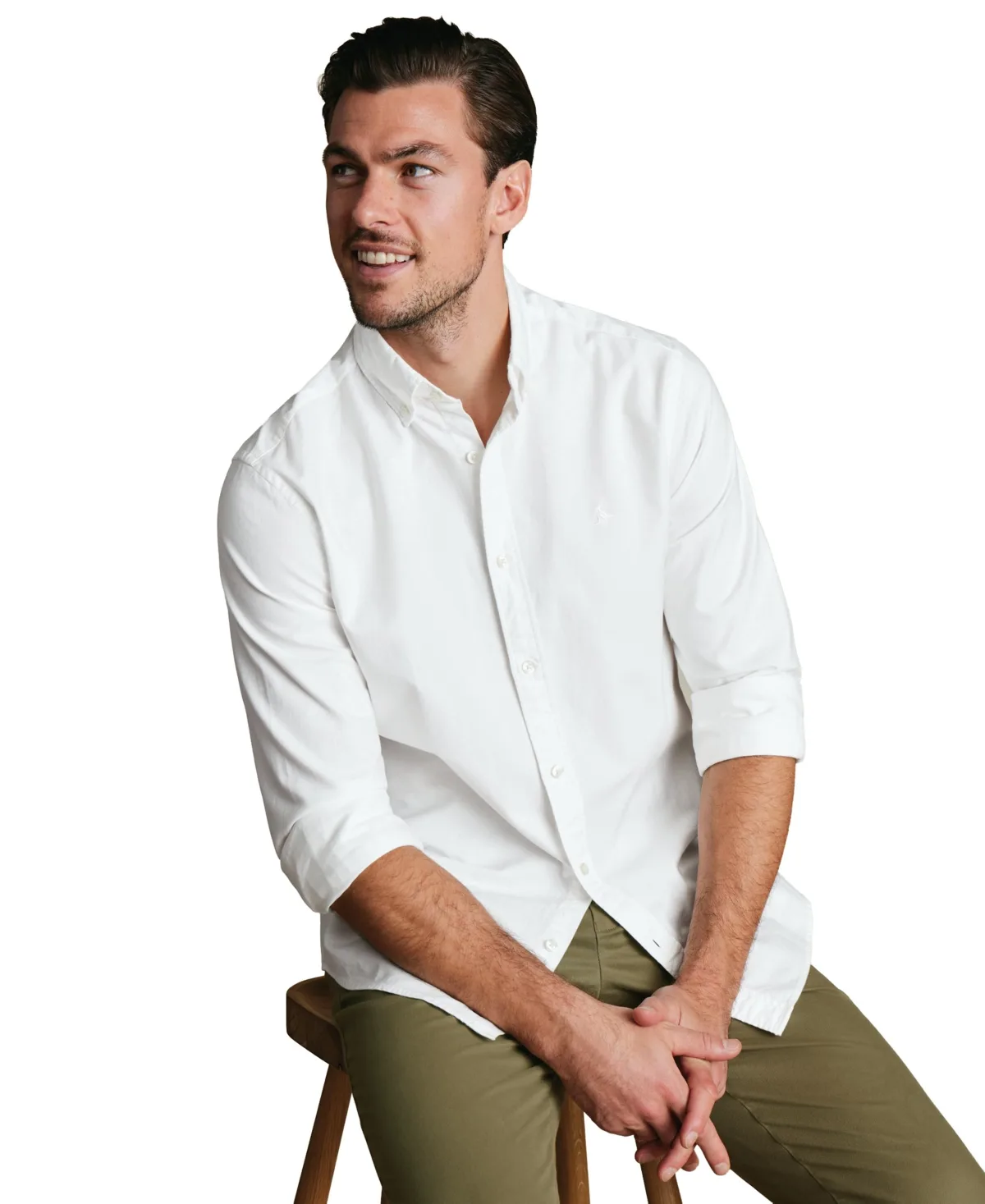 Slim-Fit Long-Sleeve Cotton Shirt by Charles Tyrwhitt