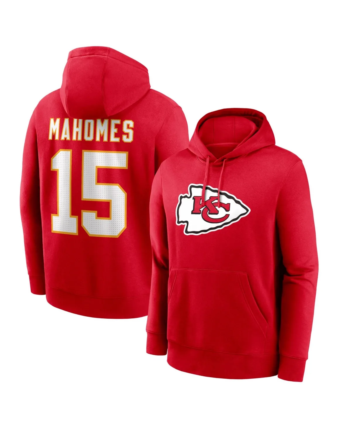 Patrick Mahomes Kansas City Chiefs Name & Number Hoodie by Nike