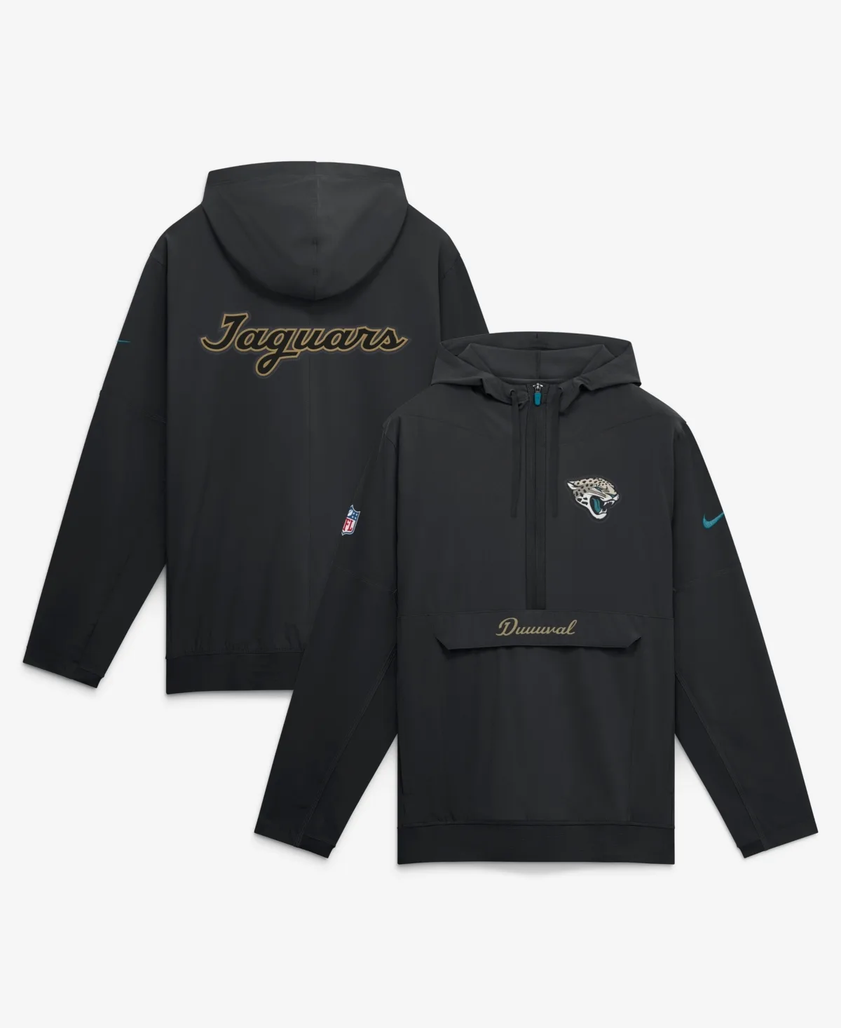 Jacksonville Jaguars 2026 Rivalries Collection Sideline Anorak Half-Zip Jacket by Nike