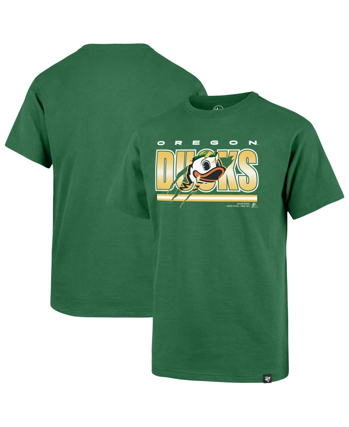 Oregon Ducks Thunder Rip Franklin Screen-Print Tugless-Collar T-Shirt by 47 Brand