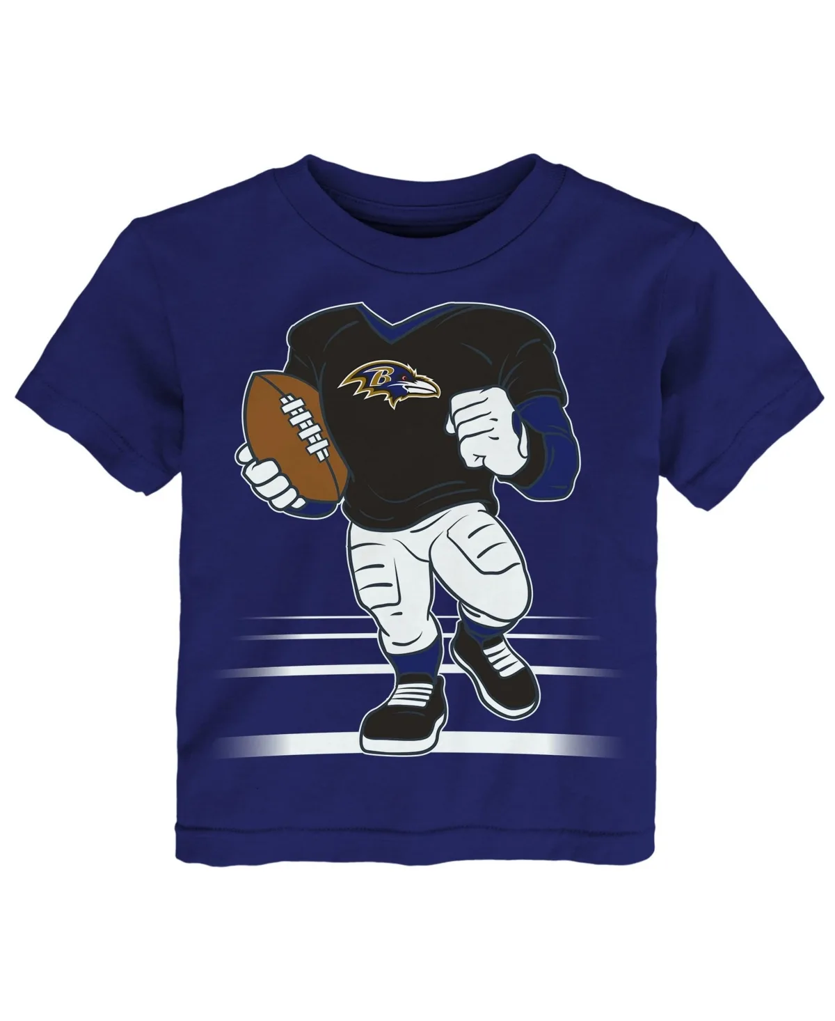 Baltimore Ravens Game Fit Screen Print T-Shirt by Outerstuff