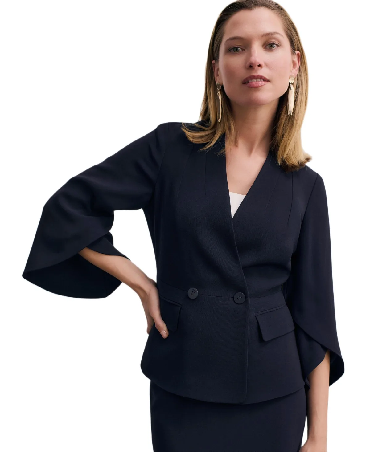 Ansdell Clever Crepe Blazer by The Fold