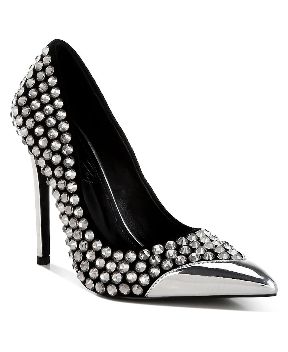 Super Fan Diamante Embellished Stiletto Pumps by London Rag